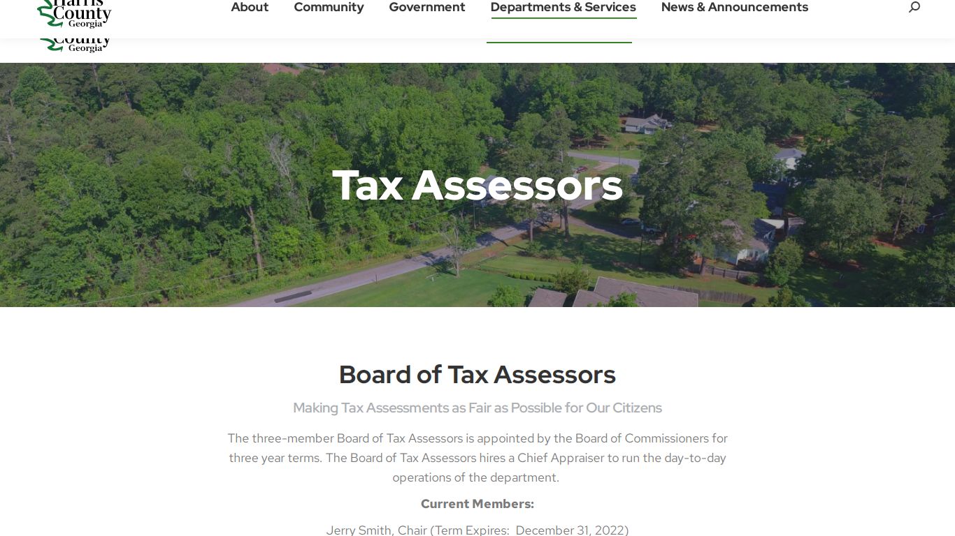 Tax Assessors - Harris County, Georgia